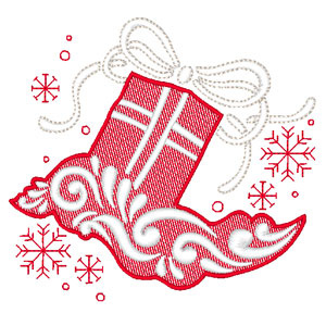 Narnie's Embroidery Designs, package with swirls and snowflakes