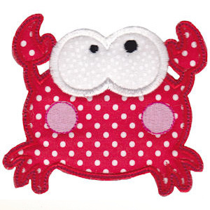 bunnycup, applique crab
