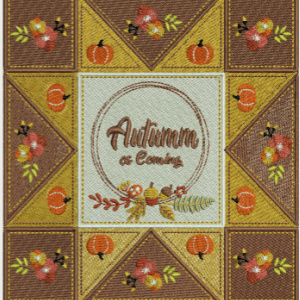 The silk pincushion, quilt block