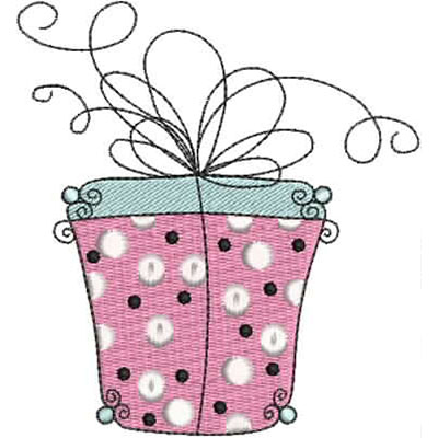 Kreations By Kara, polka dot present