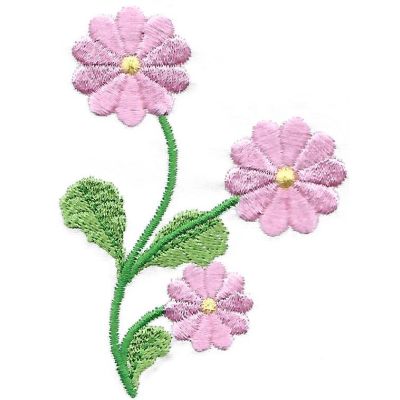 Threads of Time, pink daisies