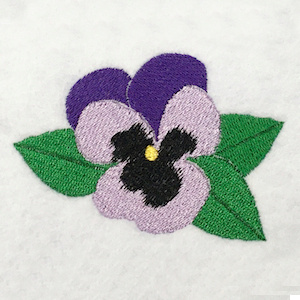 Happy Cat Design Studio, pansy flower