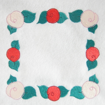 floral square border