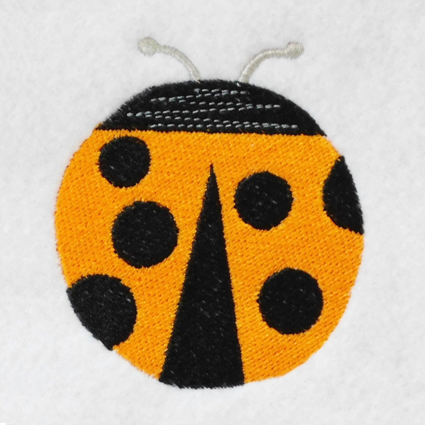 ladybug embroidery, heav'n sent creations