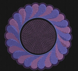 Lavender quilt farm, fancy circle