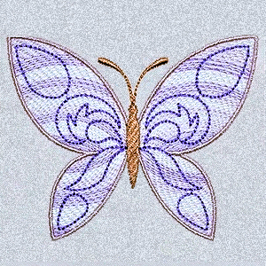 Sublime Embroidery, butterfly