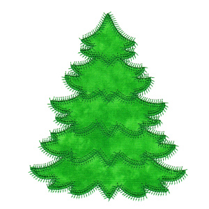 V-Stitch, evergreen tree