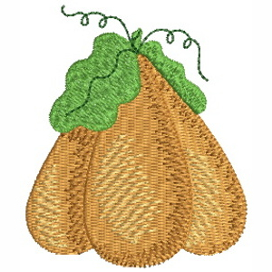 Windbell Embroidery, pumpkin
