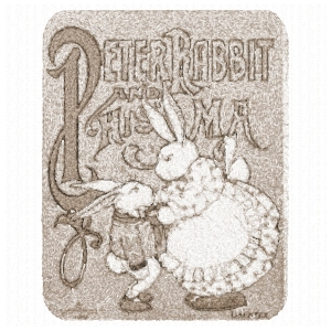 RED MOON GARDEN PETER RABBIT