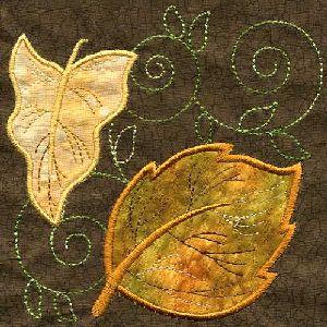 applique leaves