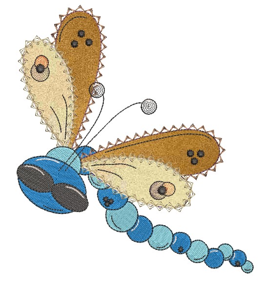 Dragonflies Applique-11