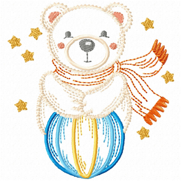 Baby Polar Bear & Blankie In A Bag Project-11