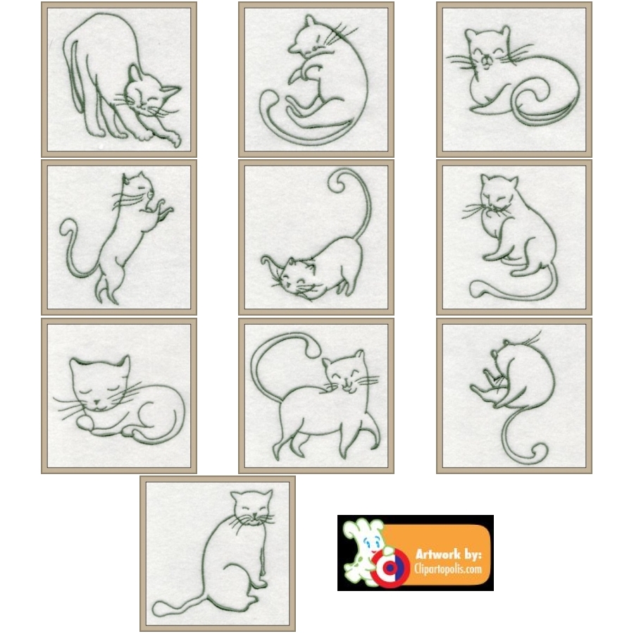 Outline Cats 