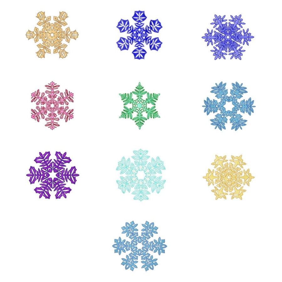 Elegant Snowflakes 