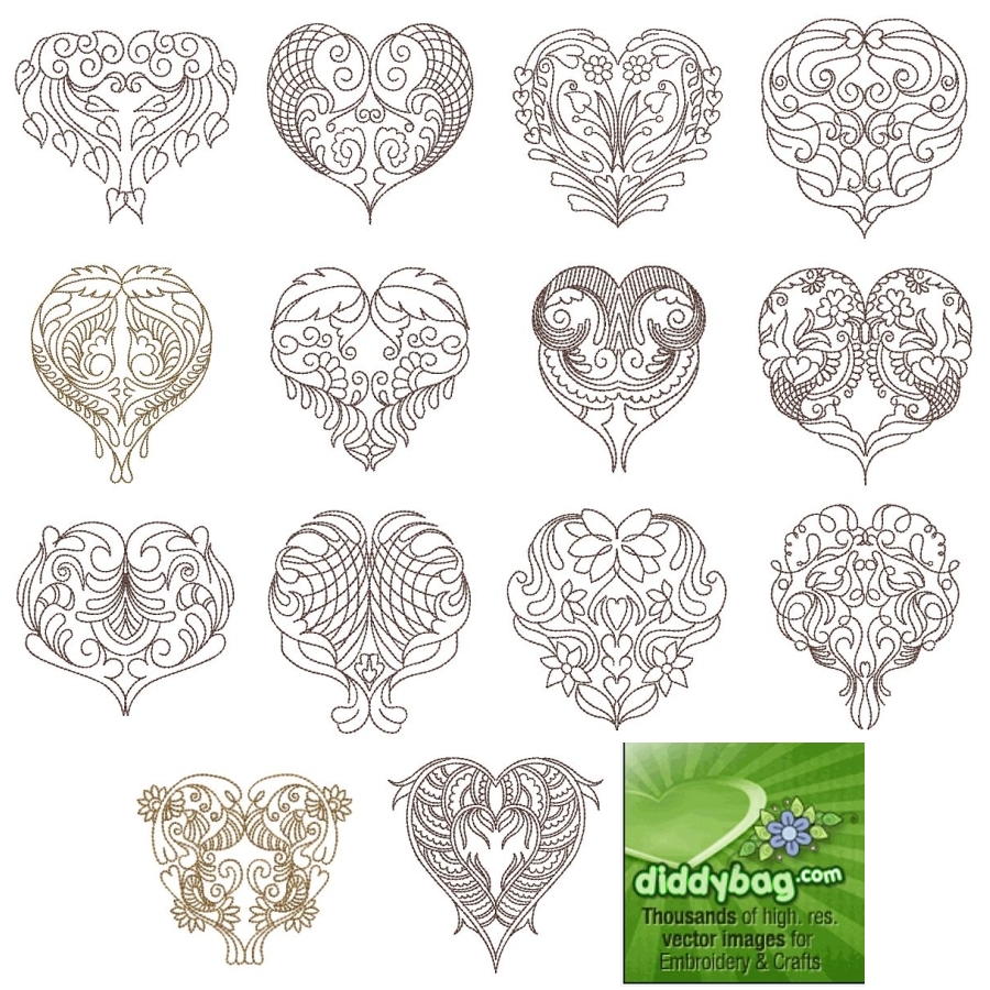 Filigree Hearts 