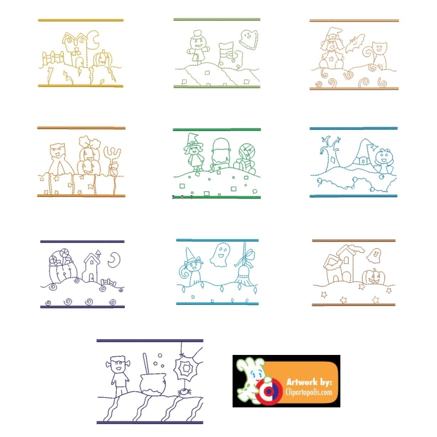 Halloween Borders 