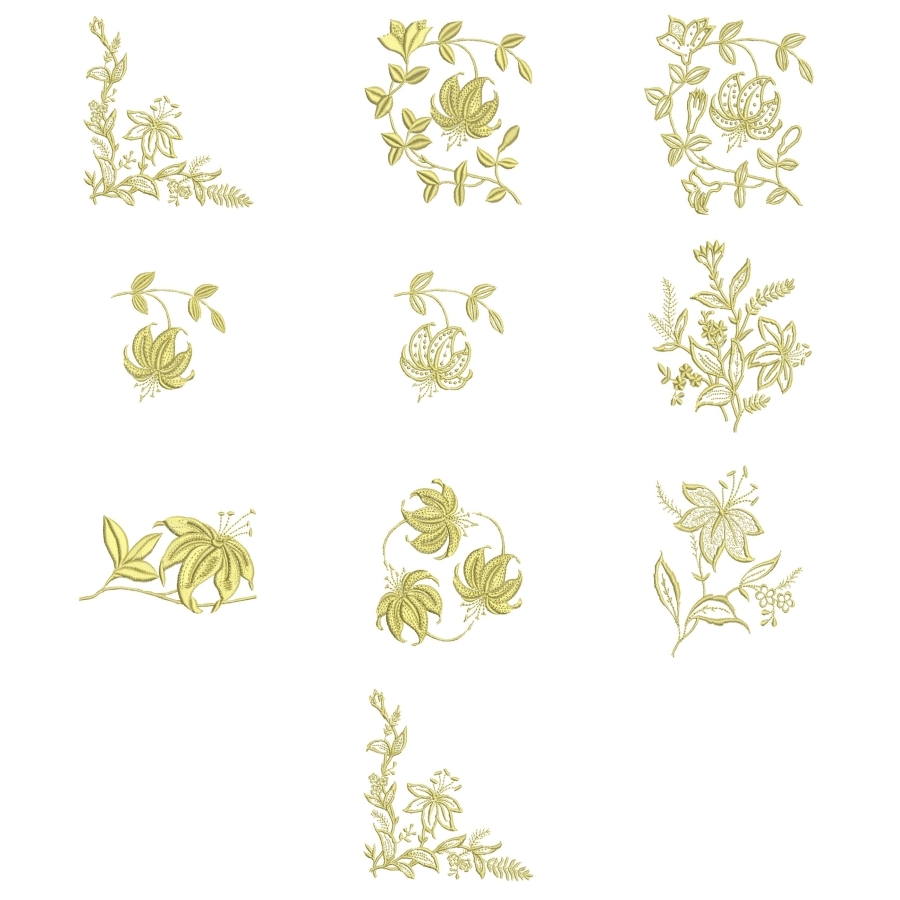 Tone On Tone Lilies