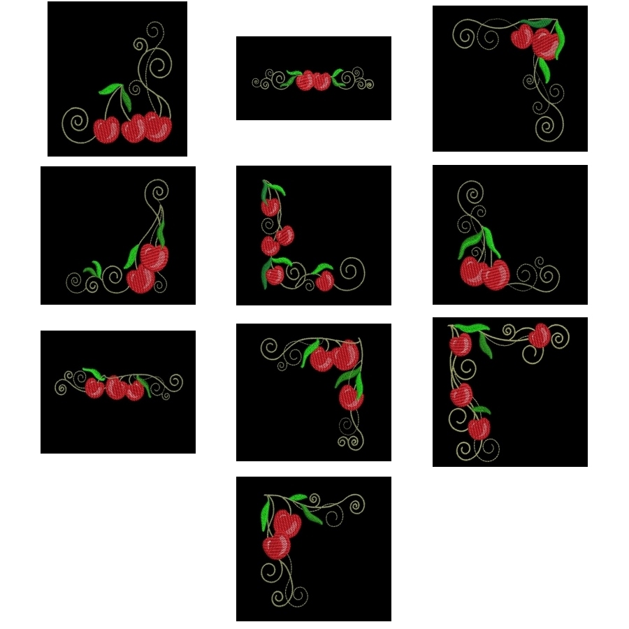 Cherry Swirls