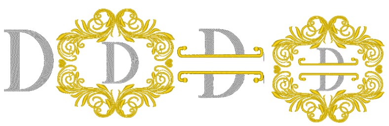 Monogram A-Z Plus Variations-8