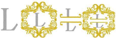 Monogram A-Z Plus Variations-16