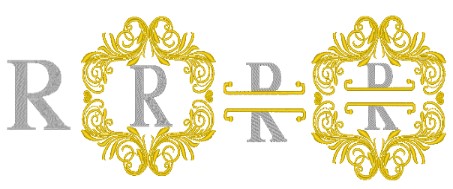 Monogram A-Z Plus Variations-22