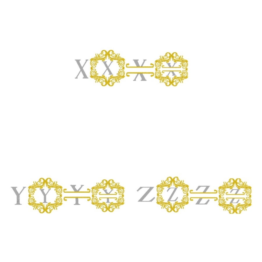 Monogram A-Z Plus Variations