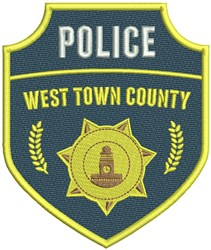 Police County Badge