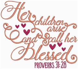 Proverbs 31:28, Bible Verse