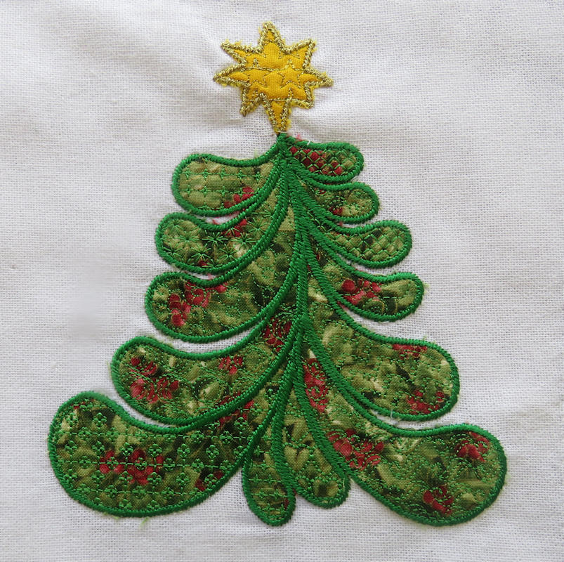 Applique Christmas Tree 1