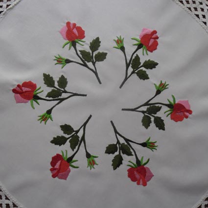Rose Table Cloth -3