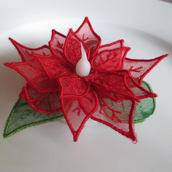 Poinsettia Tealights-6