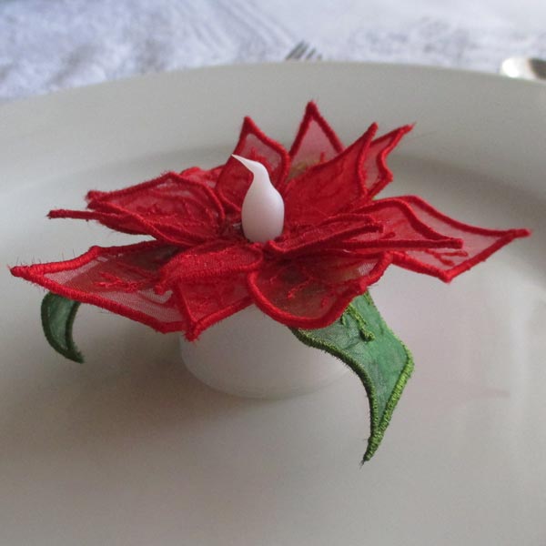 Poinsettia Tealights-8