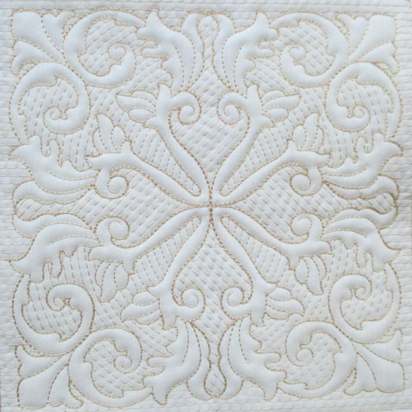 Mock Trapunto Quilt Blocks -14