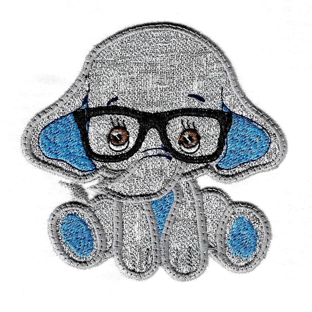 Applique Baby Elephants-7