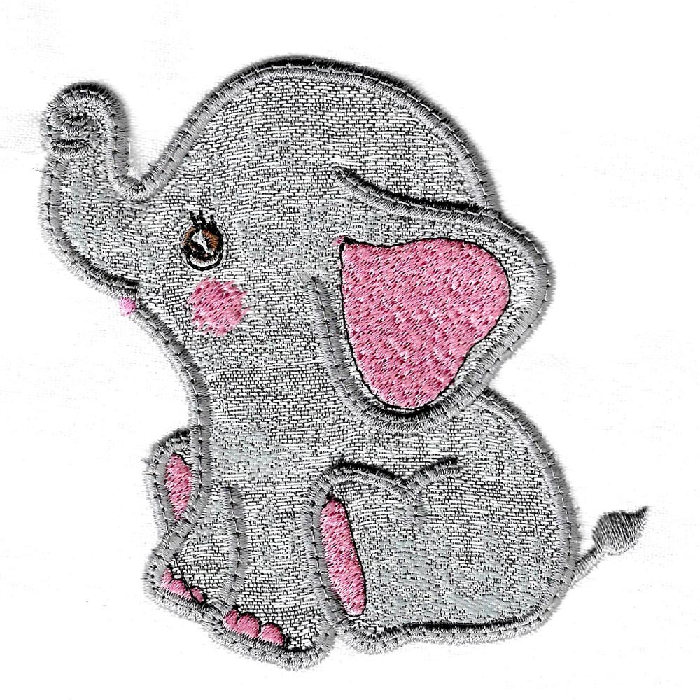 Applique Baby Elephants-9