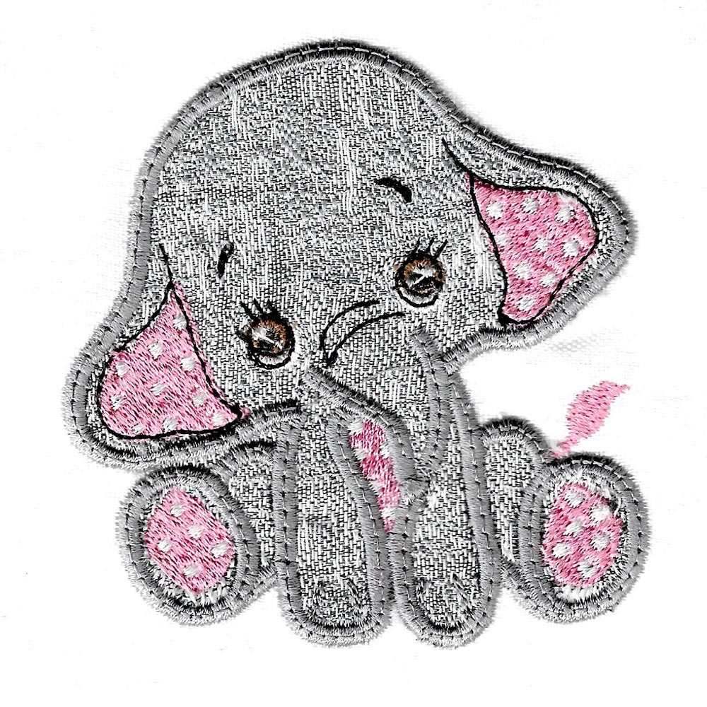 Applique Baby Elephants-10