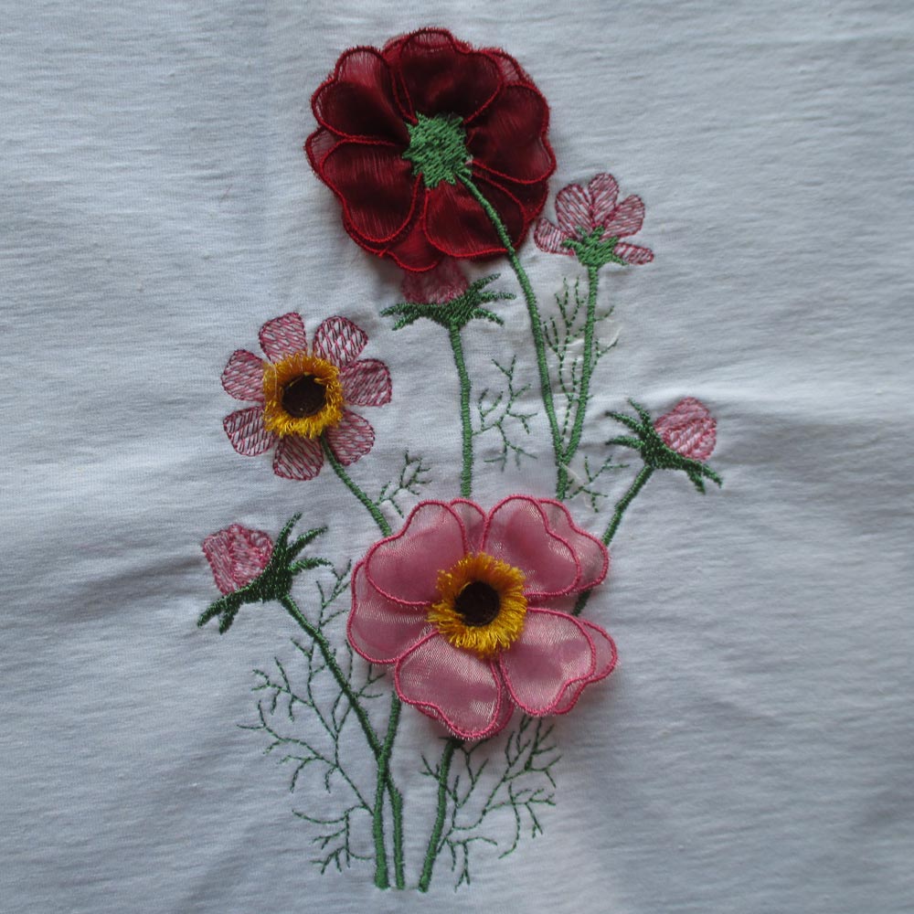 3D Cosmos Flower-3