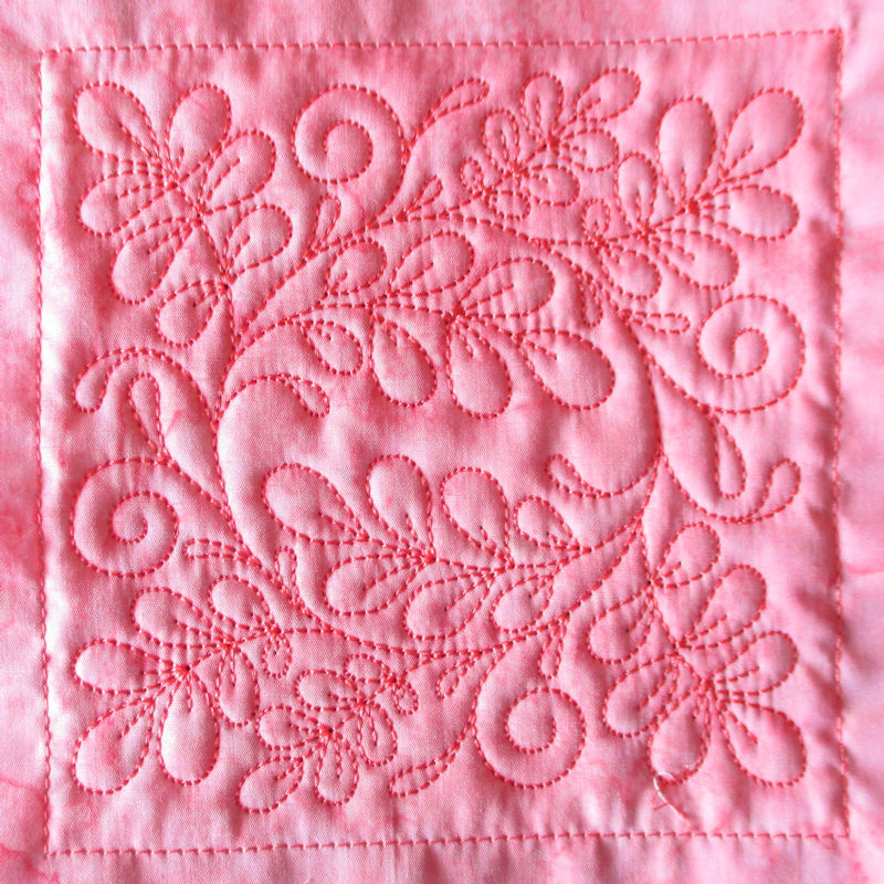 Circle of Leaves Quilt Runner-7