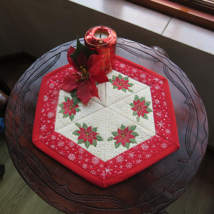 Hexagon Christmas Table Mat-3