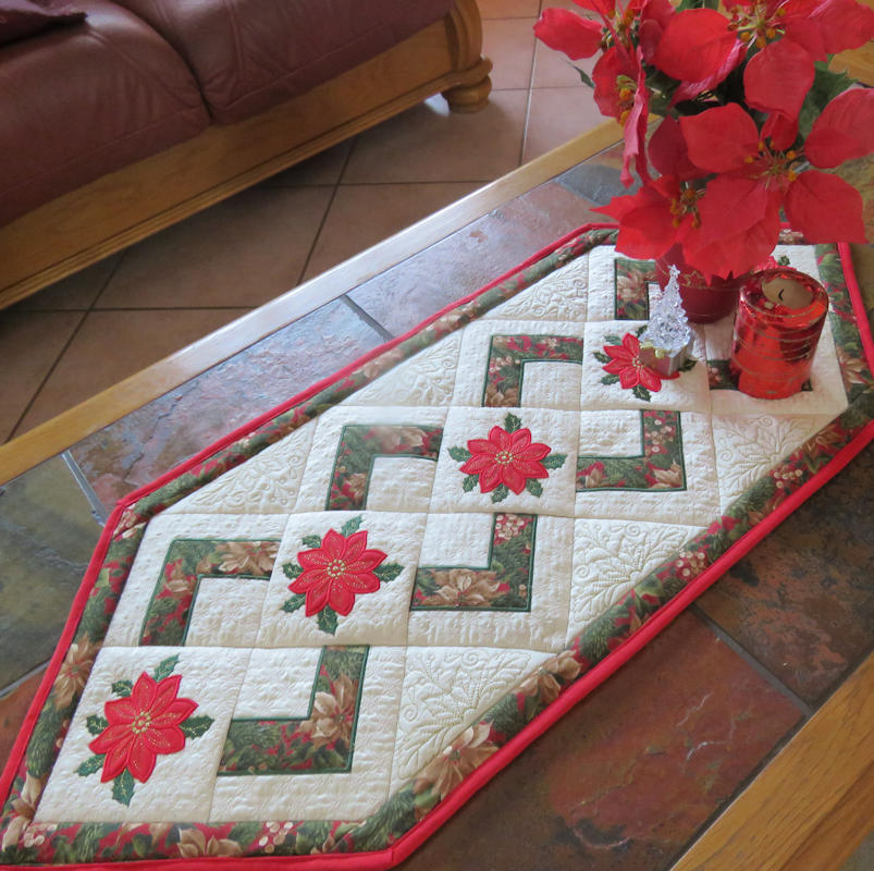 Applique Christmas Table Runner-3