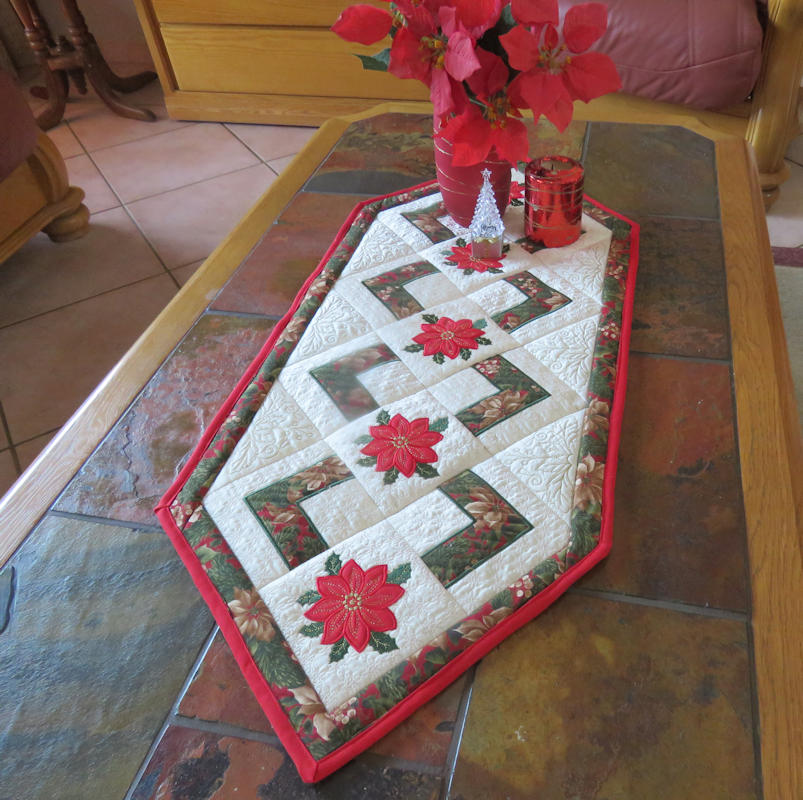 Applique Christmas Table Runner-5