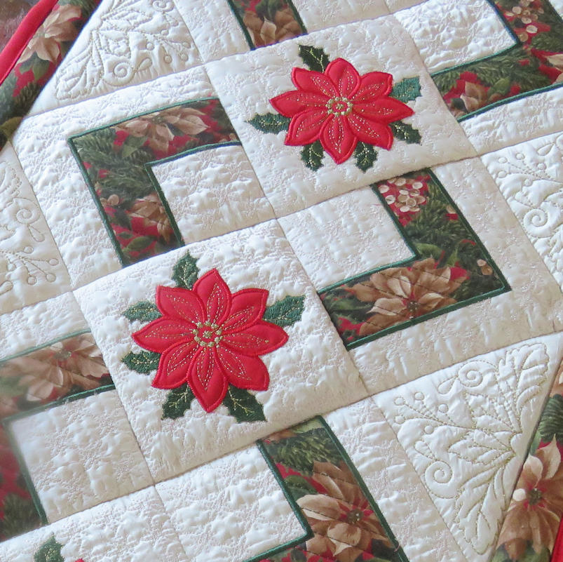 Applique Christmas Table Runner-6