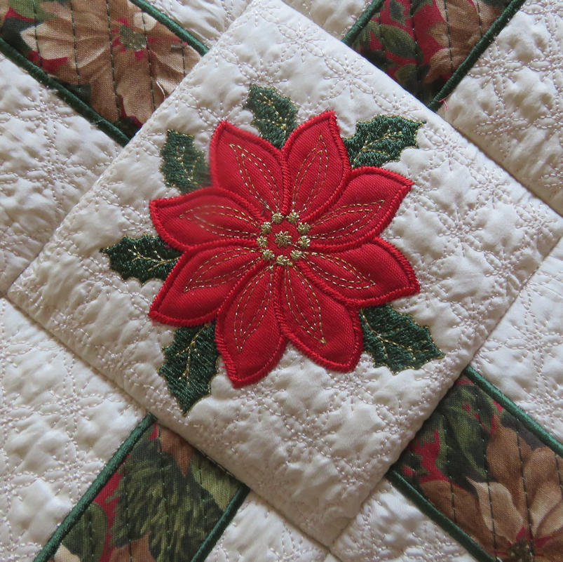 Applique Christmas Table Runner-8