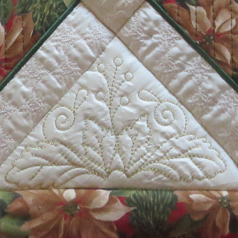 Applique Christmas Table Runner-10