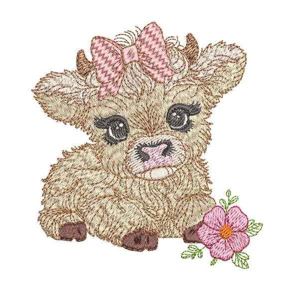 Baby Highland Calves Set-3