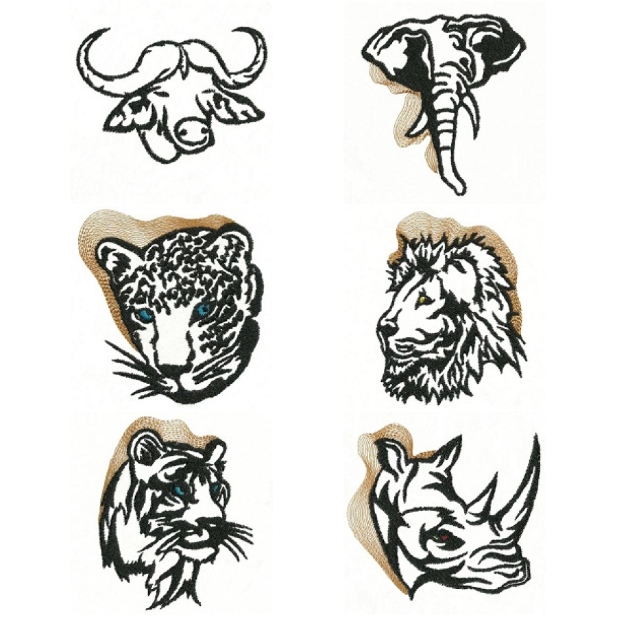 Big Five Silhouettes 
