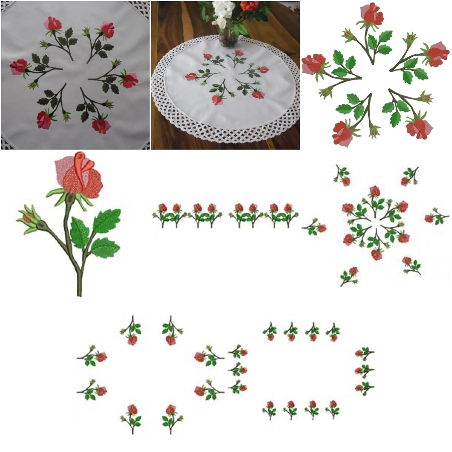 Rose Table Cloth 