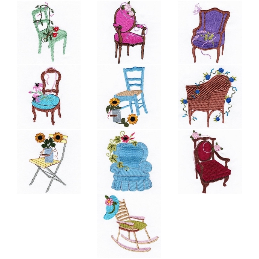 Chairs in Bloom 