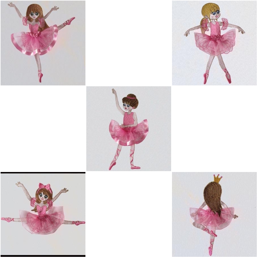 Ballerina with 3D skirt 