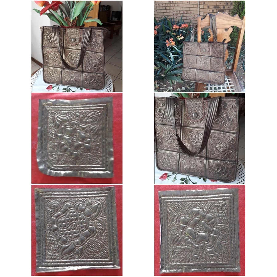 Trapunto Rose Bag